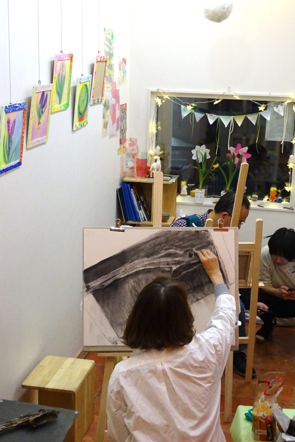 絵画入門木炭１